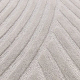 Hugo Silver Geometric Hand-Tufted Wool Rug - Image 5