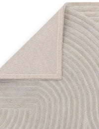 Hugo Silver Geometric Hand-Tufted Wool Rug - Image 6