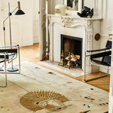 Hunter Abstract Hand-Tufted Wool Rug - Image 1