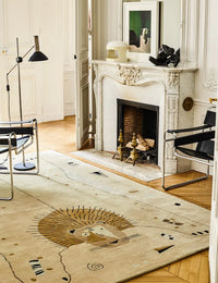 Hunter Abstract Hand-Tufted Wool Rug - Image 1