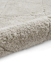 Ideal Cloud Silver Ripple Plush Shag Rug - Image 2
