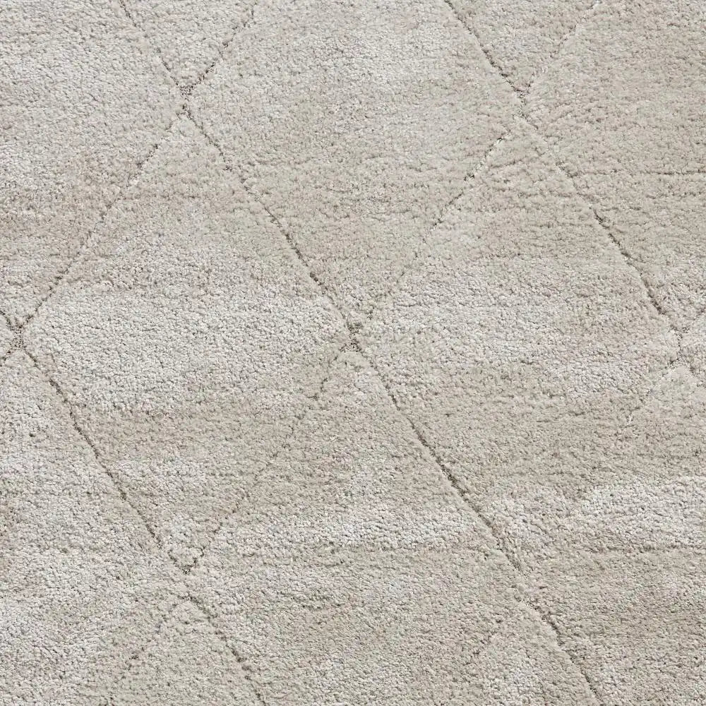 Ideal Cloud Silver Ripple Plush Shag Rug - Image 5