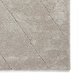 Ideal Cloud Silver Ripple Plush Shag Rug - Image 6