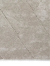 Ideal Cloud Silver Ripple Plush Shag Rug - Image 6