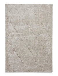 Ideal Cloud Silver Ripple Plush Shag Rug - Image 7