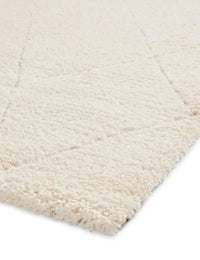 Ideal Pearl Cream Ripple Plush Shag Rug - Image 5