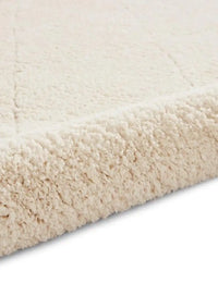 Ideal Pearl Cream Ripple Plush Shag Rug - Image 6