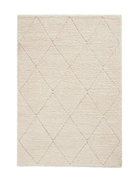 Ideal Pearl Cream Ripple Plush Shag Rug - Image 7
