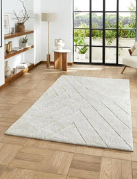 Ideal Sterling Silver Ripple Plush Shag Rug - Image 1