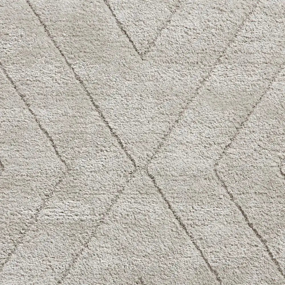 Ideal Sterling Silver Ripple Plush Shag Rug - Image 6