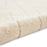 Ideal Vanilla Cream Ripple Plush Shag Rug - Image 3