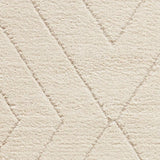 Ideal Vanilla Cream Ripple Plush Shag Rug - Image 4