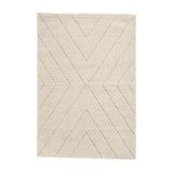 Ideal Vanilla Cream Ripple Plush Shag Rug - Image 7