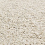 Ivory Solid Plush Shag Rug - Image 4