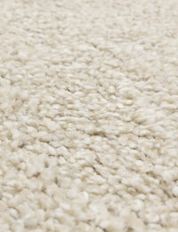 Ivory Solid Plush Shag Rug - Image 4