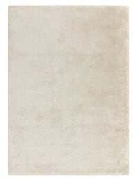 Ivory Solid Plush Shag Rug - Image 6