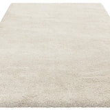 Ivory Solid Plush Shag Rug - Image 7