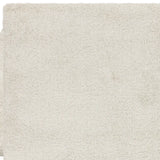 Ivory Solid Plush Shag Rug - Image 8