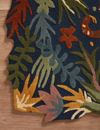 Jungle Floral Hand-Tufted Wool Rug - Image 3