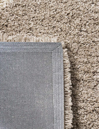 Latice BEIGE & IVORY Retro Collection Plush Shag Rug - Image 5