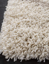 Latice IVORY & BEIGE Retro Collection Plush Shag Rug - Image 5