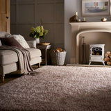 Latte Solid Plush Shag Rug - Image 2