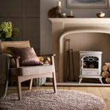Latte Solid Plush Shag Rug - Image 3
