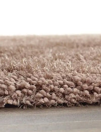 Latte Solid Plush Shag Rug - Image 5