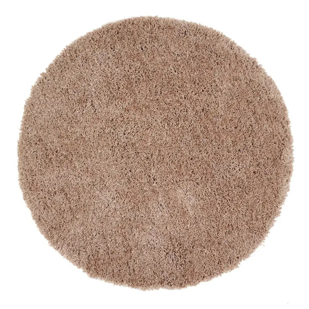 Latte Solid Plush Shag Rug - Image 6