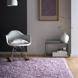 Lavender Solid Plush Shag Rug - Image 1