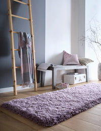 Lavender Solid Plush Shag Rug - Image 2