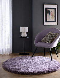 Lavender Solid Plush Shag Rug - Image 3