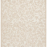 Leaf Ivory, Beige Floral Hand-Tufted Wool Rug - Image 2