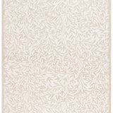 Leaf Ivory, Beige Floral Hand-Tufted Wool Rug - Image 3