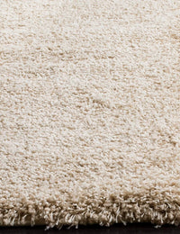 Light Beige Solid Plush Shag Rug - Image 2