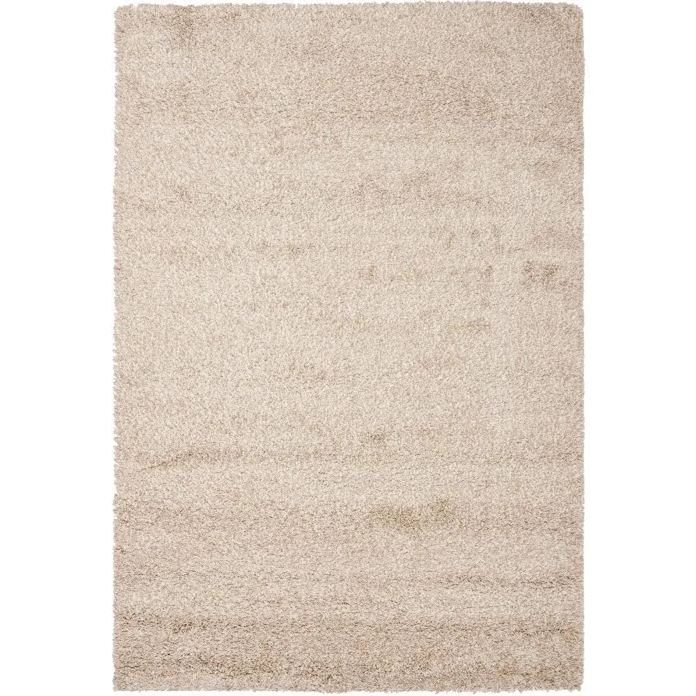 Light Beige Solid Plush Shag Rug - Image 3