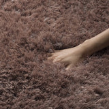 Light Brown Solid Plush Shag Rug - Image 2