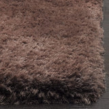 Light Brown Solid Plush Shag Rug - Image 3