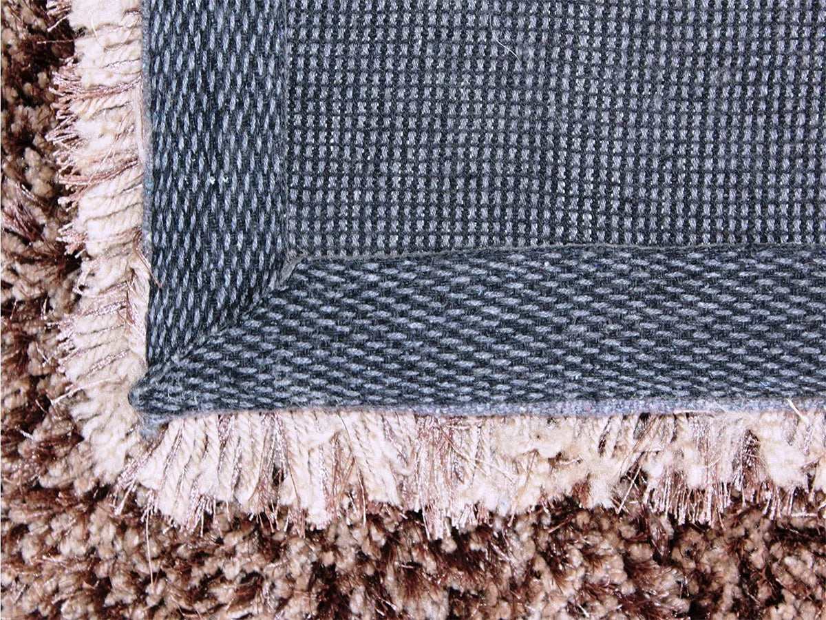 Light Brown Solid Plush Shag Rug - Image 4