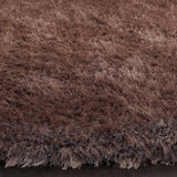 Light Brown Solid Plush Shag Rug - Image 5
