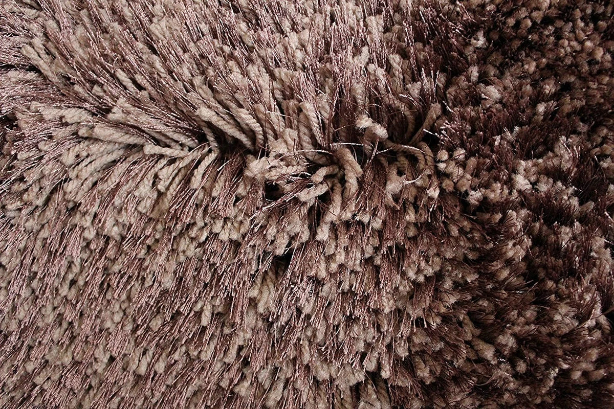 Light Brown Solid Plush Shag Rug - Image 6