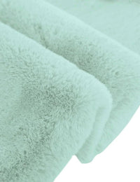 Lime Faux Rabbit Fur Rug - Image 7