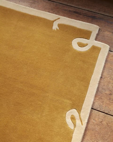 Loops Irregular Hand-Tufted Wool Rug - Image 2