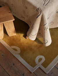 Loops Irregular Hand-Tufted Wool Rug - Image 3