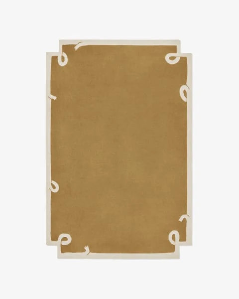 Loops Irregular Hand-Tufted Wool Rug - Image 5