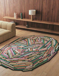 Macy Irregular Hand-Tufted Wool Rug - Image 1