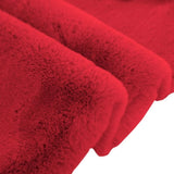 Mahroon Faux Rabbit Fur Rug - Image 2
