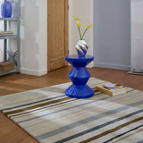 Metal Modern Hand-Tufted Wool Rug - Image 1
