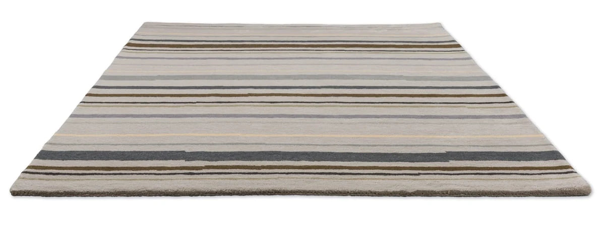 Metal Modern Hand-Tufted Wool Rug - Image 3