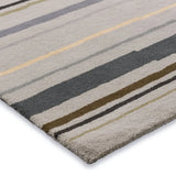 Metal Modern Hand-Tufted Wool Rug - Image 5